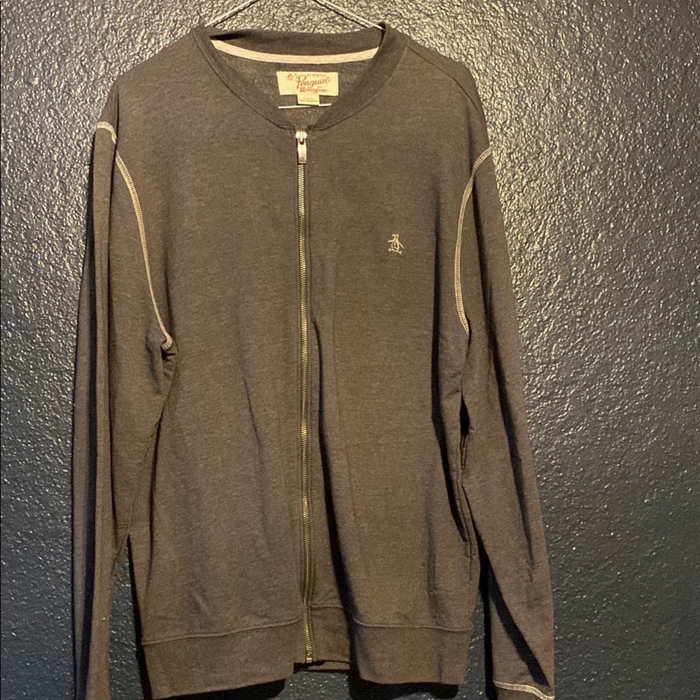 Men's Gray Original Penguin Sweater